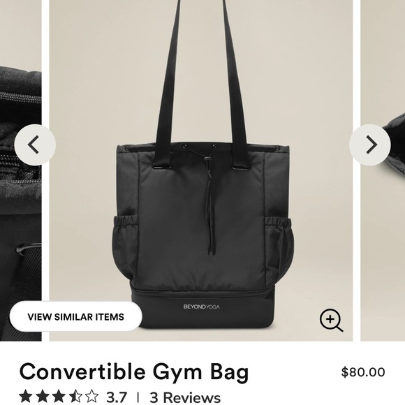 Beyond yoga Convertible Gym Bag NEW - Picture 6 of 7